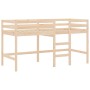 Cama alta de niños con escalera madera maciza pino 90x190 cm de , Camas y somieres - Ref: Foro24-835892, Precio: 144,66 €, De...