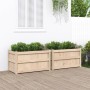 Outdoor planters 2 units solid pine wood by , Pots and planters - Ref: Foro24-837460, Price: 112,20 €, Discount: %