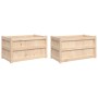 Outdoor planters 2 units solid pine wood by , Pots and planters - Ref: Foro24-837460, Price: 112,20 €, Discount: %