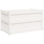 Outdoor planters 2 units solid white pine wood by , Pots and planters - Ref: Foro24-837462, Price: 133,99 €, Discount: %