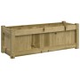 Impregnated pine wood planter 90x31x31 cm by , Pots and planters - Ref: Foro24-837457, Price: 54,60 €, Discount: %