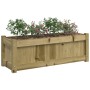 Impregnated pine wood planter 90x31x31 cm by , Pots and planters - Ref: Foro24-837457, Price: 54,60 €, Discount: %