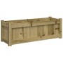 Impregnated pine wood planter 90x31x31 cm by , Pots and planters - Ref: Foro24-837457, Price: 54,60 €, Discount: %