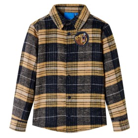 Children's yellow and black checkered shirt 92 by , Kids T-shirts - Ref: Foro24-13418, Price: 10,99 €, Discount: %