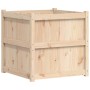 Jardinera de madera maciza de pino 70x70x70 cm de , Maceteros y jardineras - Ref: Foro24-837434, Precio: 81,12 €, Descuento: %