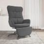 Sillón de relax con reposapiés tela gris claro de , Sillones - Ref: Foro24-3097594, Precio: 119,04 €, Descuento: %