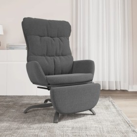 Relaxation armchair with footrest in light gray fabric by , Armchairs - Ref: Foro24-3097594, Price: 119,99 €, Discount: %