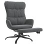 Sillón de relax con reposapiés tela gris claro de , Sillones - Ref: Foro24-3097594, Precio: 119,04 €, Descuento: %