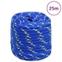 Blue polypropylene boat rope 16 mm 25 m by , Ropes and metal cords - Ref: Foro24-152466, Price: 27,06 €, Discount: %