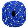 Blue polypropylene boat rope 16 mm 25 m by , Ropes and metal cords - Ref: Foro24-152466, Price: 27,06 €, Discount: %