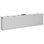 Maletín para armas de aluminio plateado 134x35x12 cm de , Estuches para armas de fuego - Ref: Foro24-91860, Precio: 97,93 €, ...