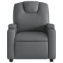 Sillón reclinable de cuero sintético gris de , Sillones - Ref: Foro24-372392, Precio: 238,44 €, Descuento: %