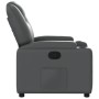 Sillón reclinable de cuero sintético gris de , Sillones - Ref: Foro24-372392, Precio: 238,44 €, Descuento: %