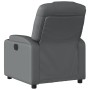 Sillón reclinable de cuero sintético gris de , Sillones - Ref: Foro24-372392, Precio: 238,44 €, Descuento: %