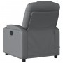 Gray synthetic leather reclining massage chair by , Armchairs - Ref: Foro24-372399, Price: 238,04 €, Discount: %