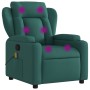 Dark Green Fabric Reclining Massage Chair by , Armchairs - Ref: Foro24-372421, Price: 249,99 €, Discount: %