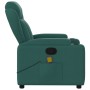 Dark Green Fabric Reclining Massage Chair by , Armchairs - Ref: Foro24-372421, Price: 249,99 €, Discount: %