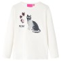 Children's long-sleeved t-shirt ecru 104 by , Kids T-shirts - Ref: Foro24-14090, Price: 10,20 €, Discount: %