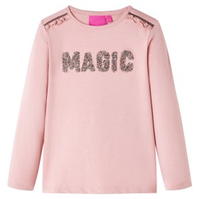 Children's long-sleeved t-shirt light pink 128 by , Kids T-shirts - Ref: Foro24-14272, Price: 10,99 €, Discount: %