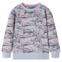 Children's gray mélange sweatshirt 116 by , Kids T-shirts - Ref: Foro24-13166, Price: 11,57 €, Discount: %