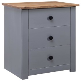 Panama style solid pine wood bedside table 46x40x57 cm by vidaXL, Nightstands - Ref: Foro24-282653, Price: 67,13 €, Discount: %