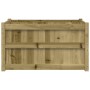 Impregnated pine wood planter 90x50x50 cm by , Pots and planters - Ref: Foro24-837467, Price: 73,92 €, Discount: %