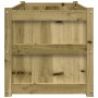 Impregnated pine wood planter 90x50x50 cm by , Pots and planters - Ref: Foro24-837467, Price: 73,92 €, Discount: %