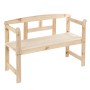 HI Bench Friesen natural pine wood by , garden benches - Ref: Foro24-446206, Price: 86,60 €, Discount: %