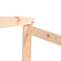 HI Bench Friesen natural pine wood by , garden benches - Ref: Foro24-446206, Price: 86,60 €, Discount: %