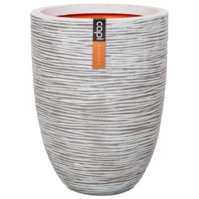 Capi Vase Nature Rib elegant low ivory color 36x47 cm KOFI782 by Capi, Pots and planters - Ref: Foro24-424227, Price: 88,23 €...