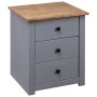 Panama style solid pine wood bedside table 46x40x57 cm by vidaXL, Nightstands - Ref: Foro24-282653, Price: 82,74 €, Discount: %