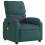 Dark Green Fabric Reclining Massage Chair by , Armchairs - Ref: Foro24-373428, Price: 233,99 €, Discount: %