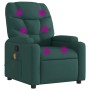 Dark Green Fabric Reclining Massage Chair by , Armchairs - Ref: Foro24-372459, Price: 253,99 €, Discount: %