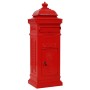 Red Stainless Vintage Style Aluminum Column Mailbox by vidaXL, mailboxes - Ref: Foro24-43891, Price: 288,13 €, Discount: %