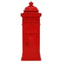 Red Stainless Vintage Style Aluminum Column Mailbox by vidaXL, mailboxes - Ref: Foro24-43891, Price: 288,13 €, Discount: %