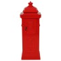 Buzón de columna de aluminio estilo vintage inoxidable rojo de vidaXL, Buzones de correo - Ref: Foro24-43891, Precio: 288,13 ...