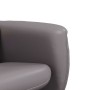 Sillón de masaje reclinable con reposapiés cuero sintético gris de , Sillones - Ref: Foro24-356519, Precio: 169,13 €, Descuen...