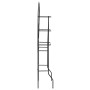 Black toilet shelf 60x33x174 cm by vidaXL, Towel racks - Ref: Foro24-246722, Price: 38,67 €, Discount: %