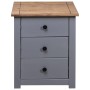 Panama style solid pine wood bedside table 46x40x57 cm by vidaXL, Nightstands - Ref: Foro24-282653, Price: 82,74 €, Discount: %