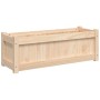 Jardinera de madera maciza de pino 90x31x31 cm de , Maceteros y jardineras - Ref: Foro24-837449, Precio: 41,99 €, Descuento: %