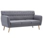 3-seater sofa upholstered in light gray fabric 172x70x82 cm by , Sofas - Ref: Foro24-247129, Price: 339,07 €, Discount: %