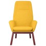 Sillón de relax de tela amarillo mostaza de , Sillones - Ref: Foro24-341390, Precio: 123,19 €, Descuento: %