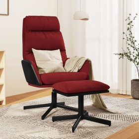 Relaxsessel mit Fußstütze roter roter Stoff von , Sessel - Ref: Foro24-3097555, Preis: 155,88 €, Rabatt: %