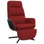 Relax armchair with footrest in burgundy fabric by , Armchairs - Ref: Foro24-3097562, Price: 137,81 €, Discount: %