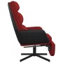 Relax armchair with footrest in burgundy fabric by , Armchairs - Ref: Foro24-3097562, Price: 137,81 €, Discount: %