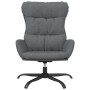 Sillón de relax con taburete tela gris claro de , Sillones - Ref: Foro24-3097583, Precio: 141,41 €, Descuento: %