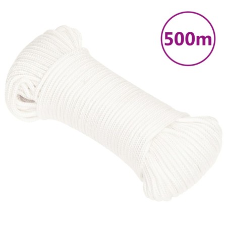 Cuerda de barco polipropileno blanco intenso 4 mm 500 m de , Sogas y cuerdas metálicas - Ref: Foro24-152543, Precio: 43,73 €,...