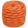 Orange polypropylene boat rope 20 mm 100 m by , Ropes and metal cords - Ref: Foro24-152687, Price: 143,77 €, Discount: %