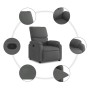 Sillón reclinable de tela gris oscuro de , Sillones - Ref: Foro24-373411, Precio: 233,11 €, Descuento: %