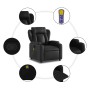 Reclining massage armchair in black synthetic leather by , Armchairs - Ref: Foro24-372434, Price: 241,83 €, Discount: %